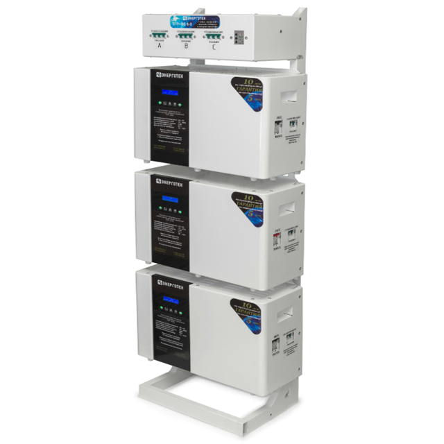 Трехфазный Энерготех TOP 12000x3 (36кВА/36000ВА) стабилизатор напряжения Энерготех
