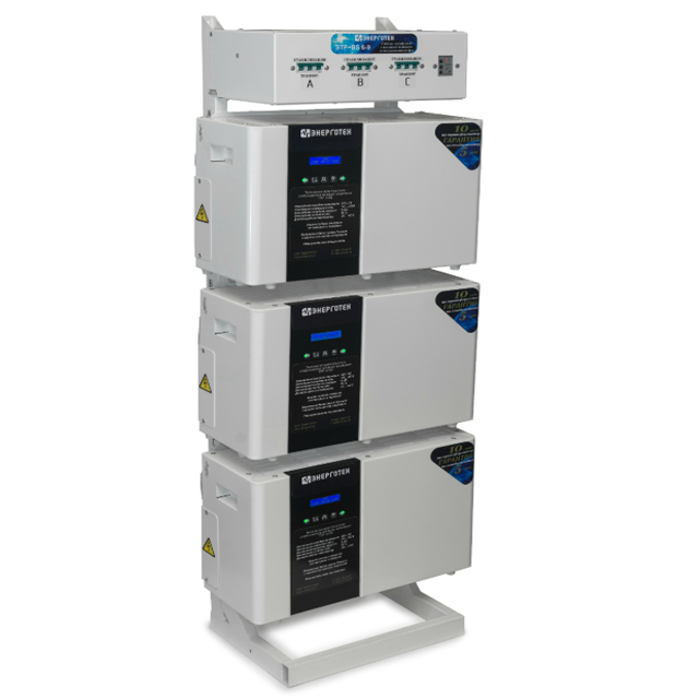 Трехфазный Энерготех TOP 9000x3 (27кВА/27000ВА) стабилизатор напряжения Энерготех